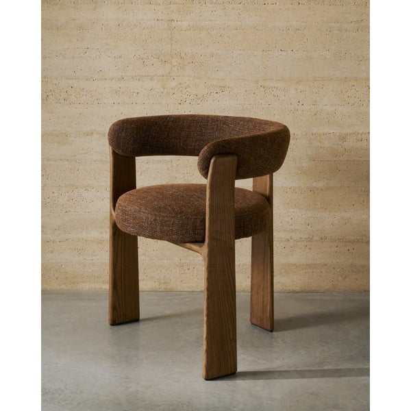 Pruun tuhkpuidust söögitool Granite - Kave Home-image-1