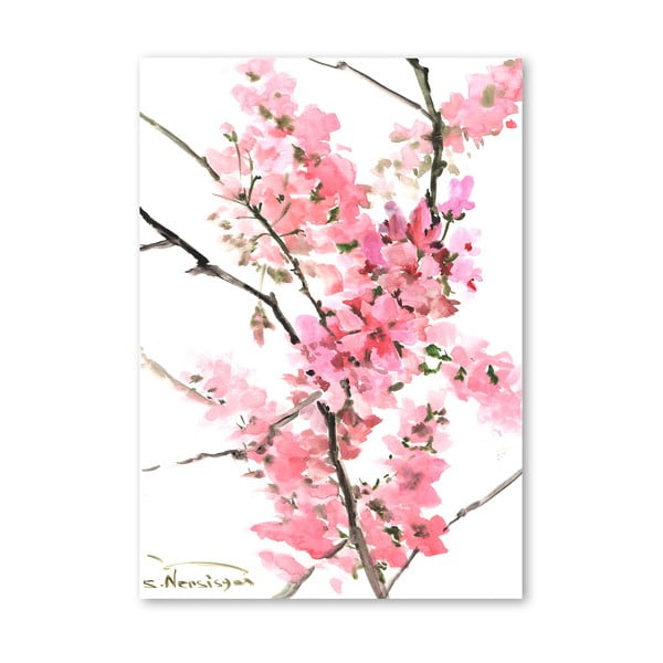 Plakát Flowers Pink od Suren Nersisyan