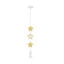 Kollane ja valge lastelamp metallist varjukaga Single - Candellux Lighting