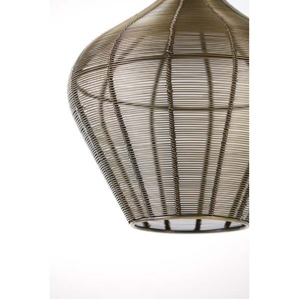 Pronksvärvi metallist ripplamp, läbimõõduga 27 cm Alvaro - Light & Living-image-3