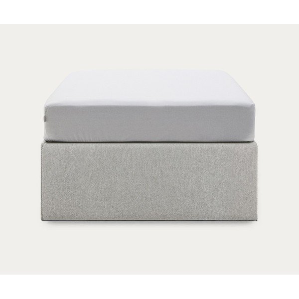 Hall polsterdatud üheinimesevoodi koos panipaigaga 90x190 cm Matters - Kave Home-image-4