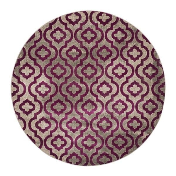 Fialový koberec Webtappeti Evergreen, 155 cm