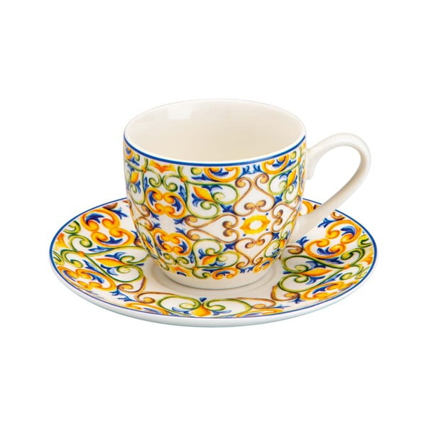 6 tassiga tassikomplekt koos taldrikutega Medicea - Brandani-image-3