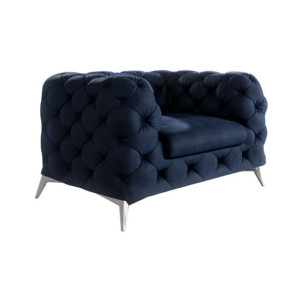 Tumesinine sametist tugitool Chelsea – Ropez