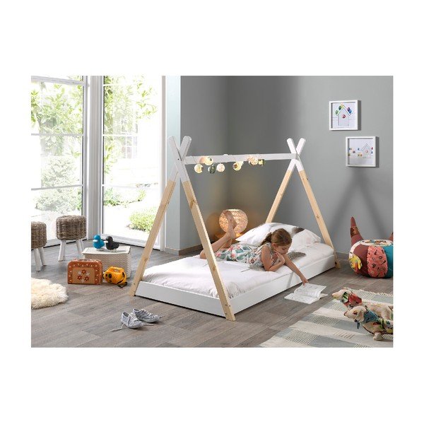 Valge lastevoodi , 90 x 200 cm Tipi - Vipack-image-1