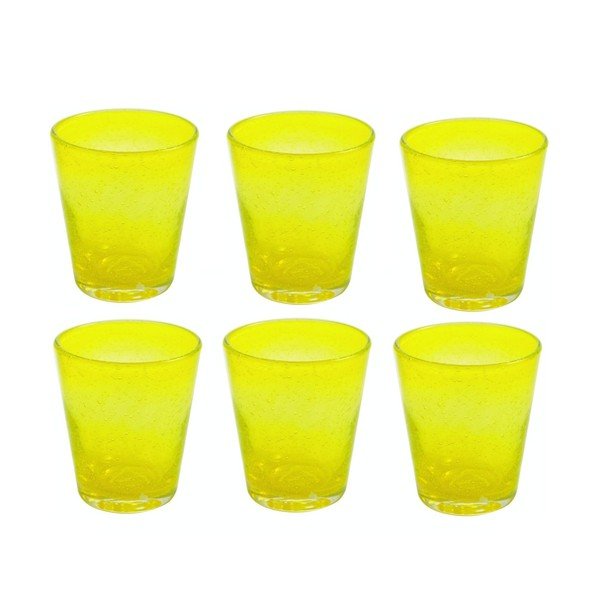 Sada 6 skleniček Aqua Giallo, 300 ml