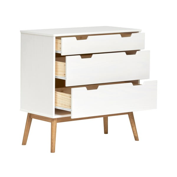 Valge sahtli kapp, valmistatud männi täispuidust, laius 80 cm. Baku - Marckeric-image-3