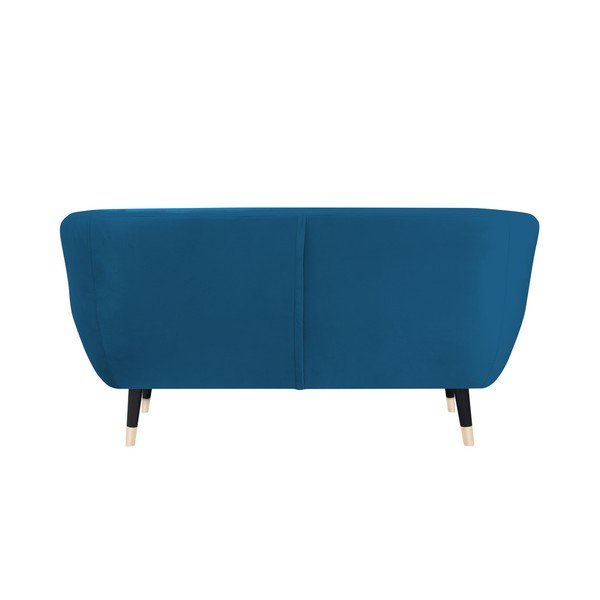Sinine mustade jalgadega diivan Amelie, 158 cm Giorgio - Mazzini Sofas-image-4