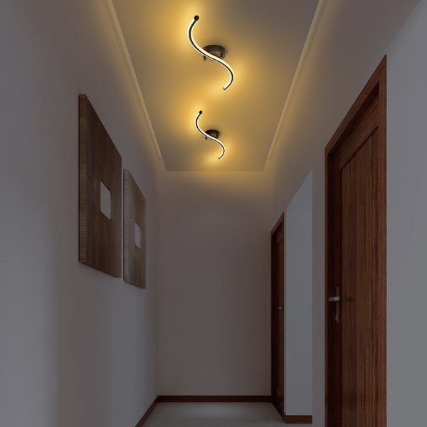 Must LED laevalgusti 10x67 cm Yilan - Opviq lights-image-3