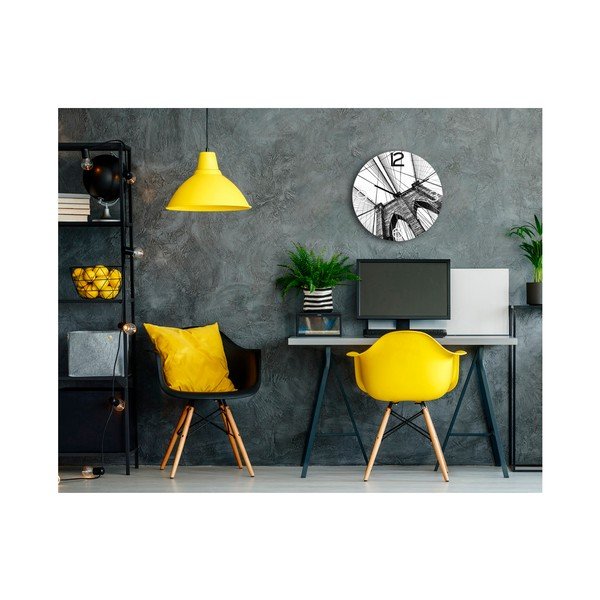 Nástěnné hodiny Styler Glassclock Brooklyn, ⌀ 30 cm-image-2