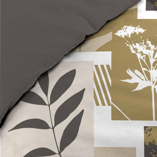 Valge-pruun puuvillane voodipesu kaheinimese-/lisavoodile 240x220 cm Utopia - douceur d'intérieur-image-3