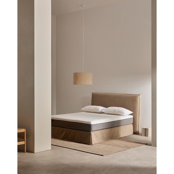 Keskmise kõvadusega poroloonmadrats eemaldatava kattega/allergiavastane 150x200 cm Eva - Kave Home-image-2