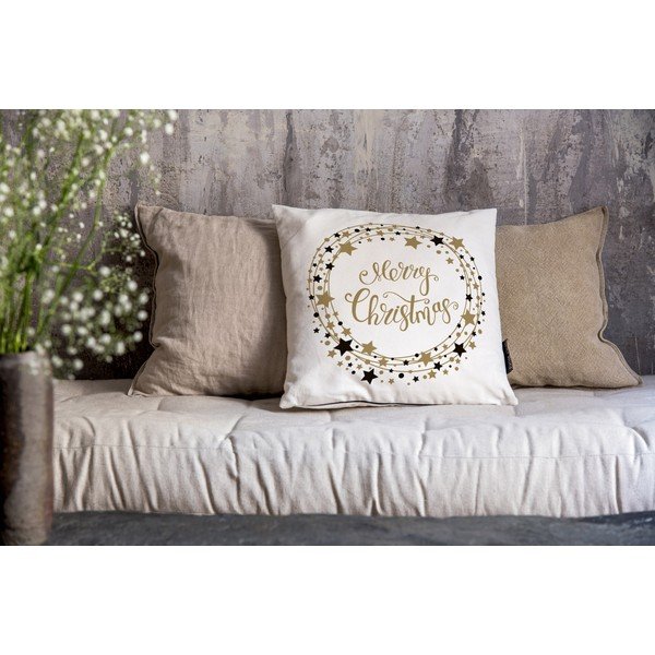 Jõulumotiiviga padjakate 45x45 cm Golden Stars – Butter Kings-image-1