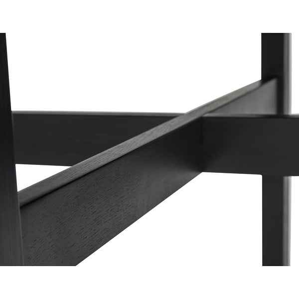 Must ümmargune söögilaud ø 120 cm Fjord - Hübsch-image-2