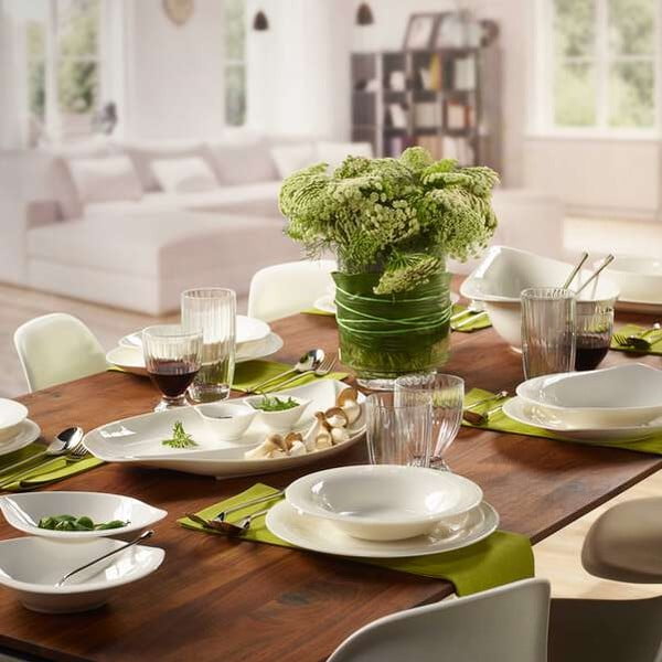Villeroy & Boch 8-osaline valge portselanist nõudekomplekt New Cottage - Villeroy&Boch-image-1