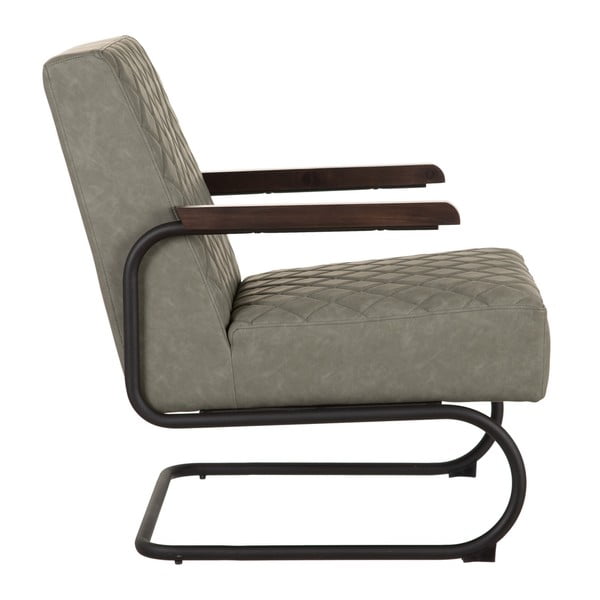 Khakivärvi kunstnahast tugitool - Ixia-image-3