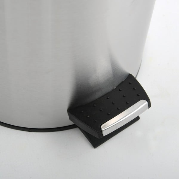 Matt hõbedane terasest prügikast 3 l Adonis - Spirella-image-4