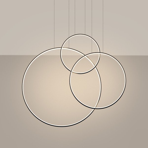 Must alumiiniumist LED-rippvalgusti RIO - Thoro-image-1