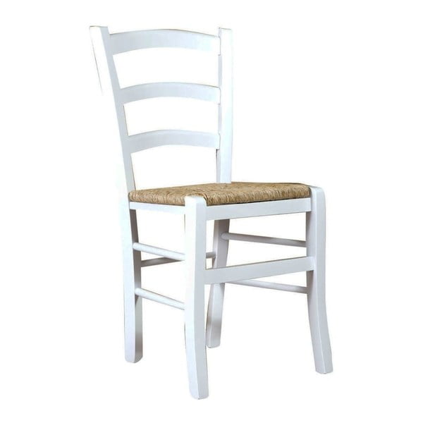 Bílá jídelní židle z bukového dřeva Alis