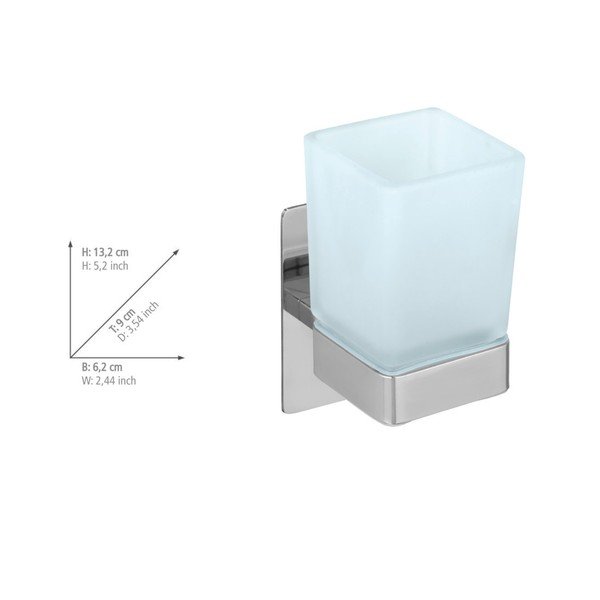 Isekinnituv klaasist hambaharjatops, läikiv hõbedane Genova - Wenko-image-4