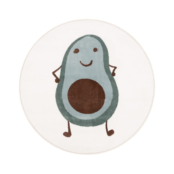 Mündi-elevandiluu värvi laste vaip ø120 cm Avocado Mint - FD