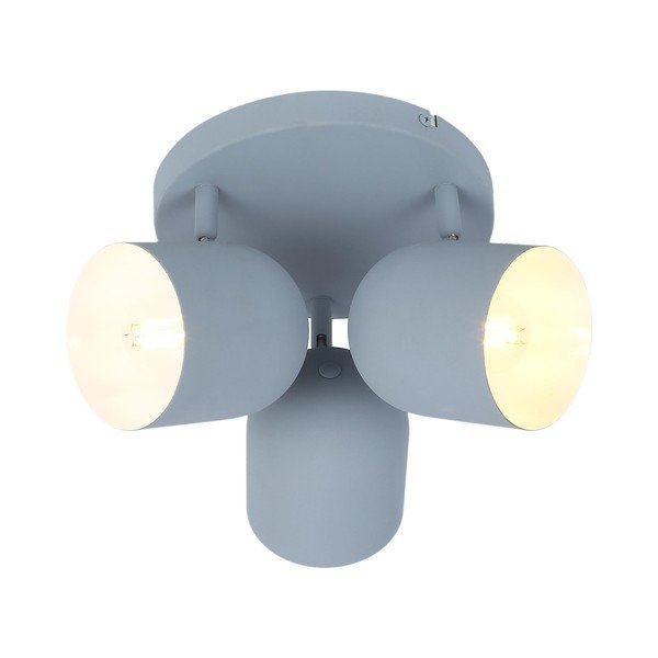 Helesinine laevalgusti metallist varjuga 32x32 cm Azuro - Candellux Lighting-image-1