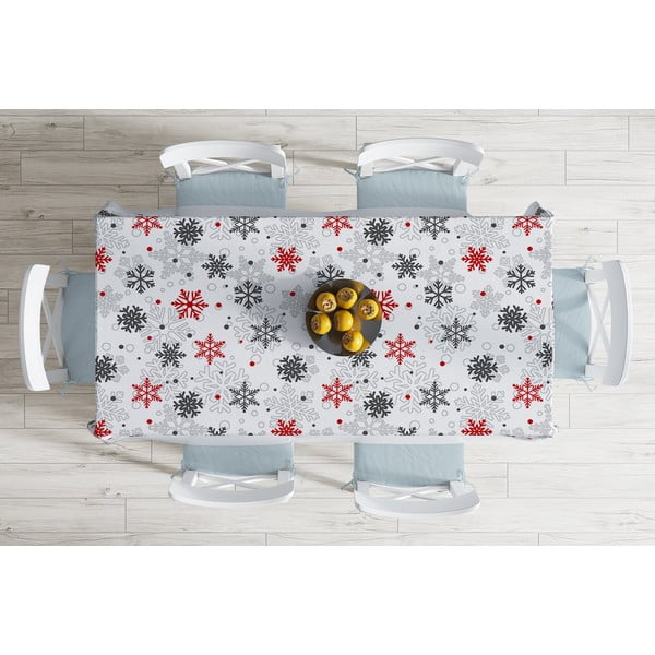 Jõululaudlina puuvillase seguga Punane , 140 x 180 cm Christmas - Minimalist Cushion Covers-image-1