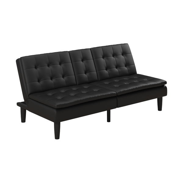 Must kunstnahast diivanvoodi 191 cm Maine - Støraa-image-2