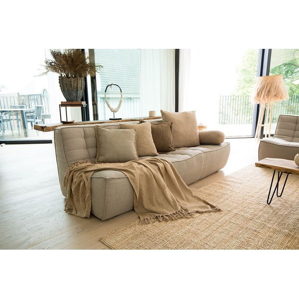 Puuvillane tekk 130 x 160 cm Slub - Tiseco Home Studio-image-1