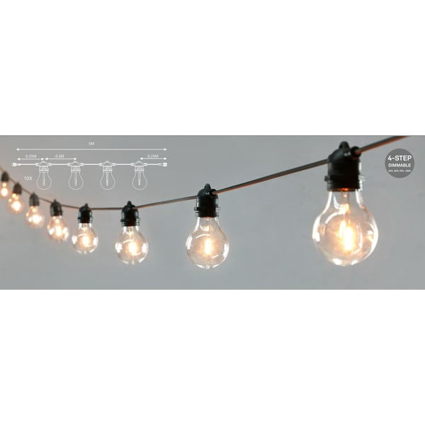 Valgusketi pikendus, pirnide arv 10tk, pikkus500 cm Link – Markslöjd-image-4