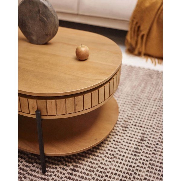 Kohvilaud mangopuust 130x65 cm Licia - Kave Home-image-2