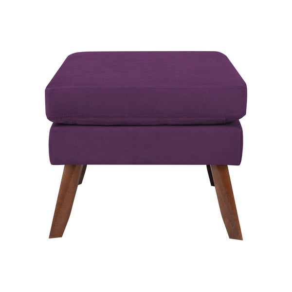 Tmavě fialový taburet Mazzini Sofas Elena-image-2
