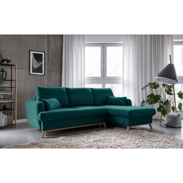 Türkiissinine lahtikäiv/panipaigaga nurgadiivan (parem nurk/lamamistool) Scandic Lagom – Miuform-image-3