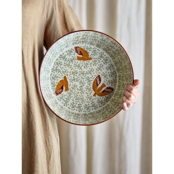 Roheline keraamiline kauss ø 28 cm Hezha - Bloomingville-image-3