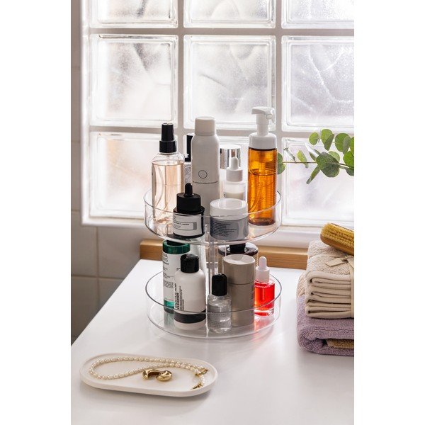 Pöörlev plastikust vannitoa organisaator - Casa De Engel-image-1