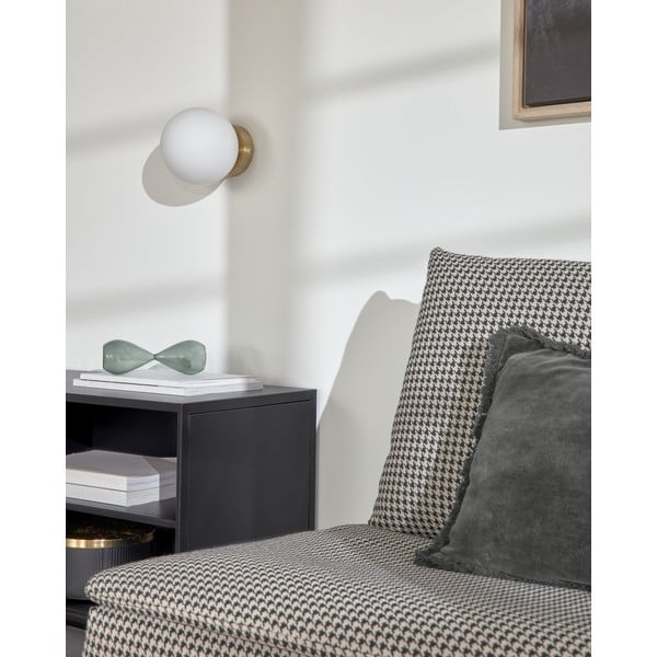 Kuldne seinalamp ø 13 cm Mahala - Kave Home-image-2