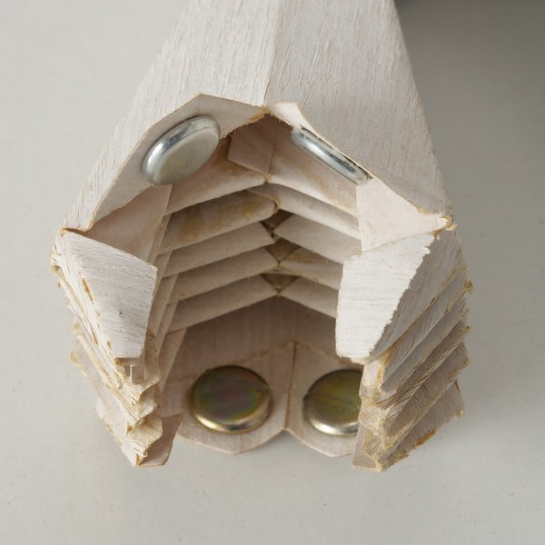 Valge jõulupaberist riputatav kaunistus tähe kujul , ø 20 cm Kassia - Boltze-image-1