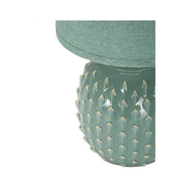 Helesinine keraamiline laualamp tekstiilist varjuga (kõrgus 27 cm) Pontus - Mauro Ferretti-image-2