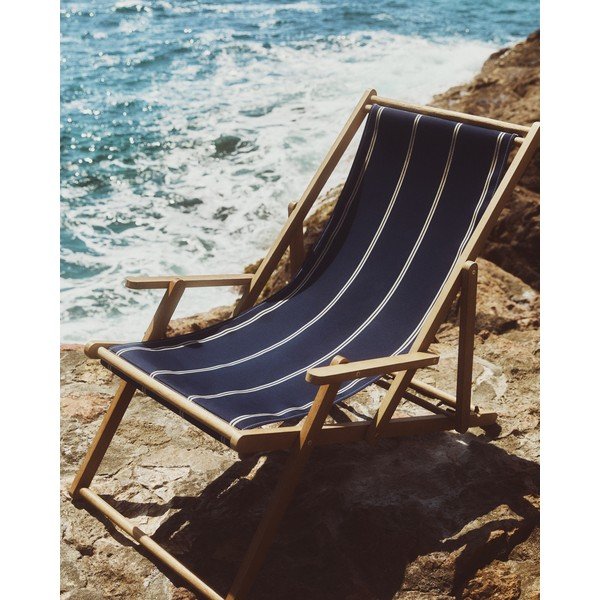 Sinine puidust aiatool Vilara - Kave Home-image-1