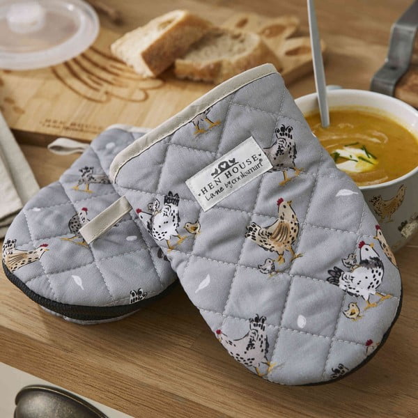 Puuvillased pajakindad 2tk komplektis Hen House - Cooksmart ®-image-4