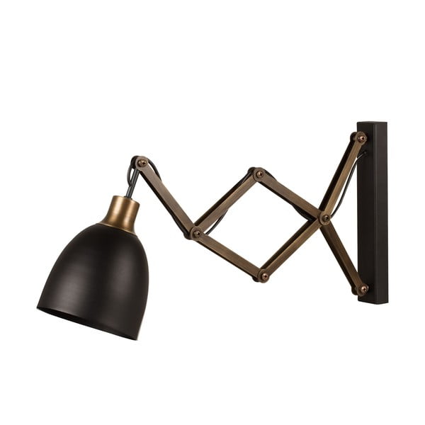 Must-pronksivärvi seinavalgusti ø 16 cm Sivani - Opviq lights-image-3