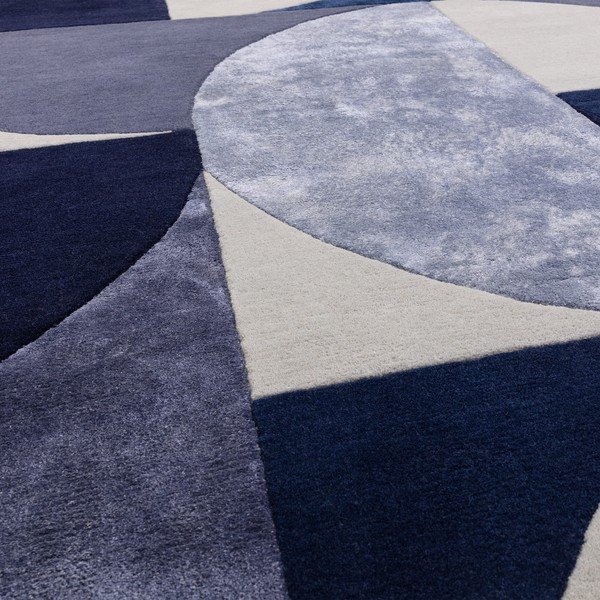 Tumesinine villane vaip 160x230 cm Indigo - Asiatic Carpets-image-2