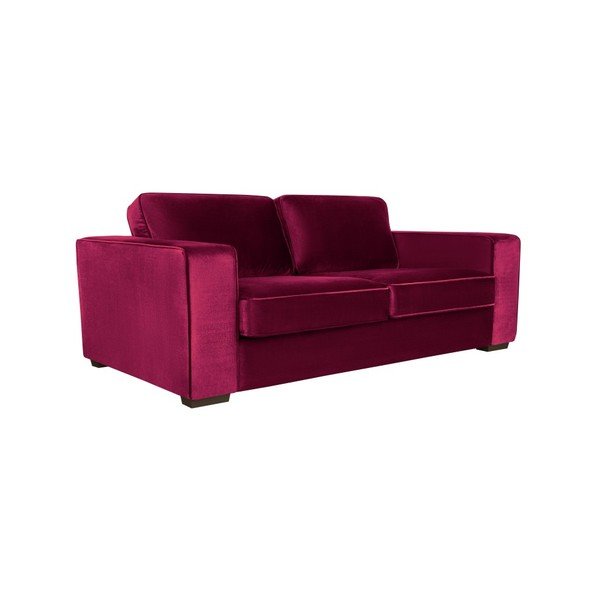 Fuchsiově růžová trojmístná pohovka Cosmopolitan Design Denver