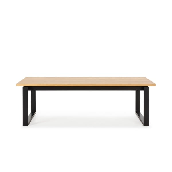 Tammespoonist pinnaga söögilaud 100x220 cm Rina - Marckeric-image-2