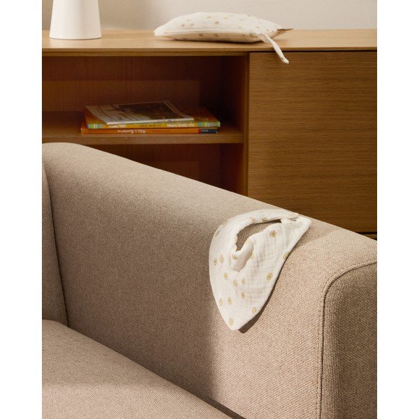 Kreemid/terrakottapunased puuvillased põlled 2tk komplektis Olna - Kave Home-image-2