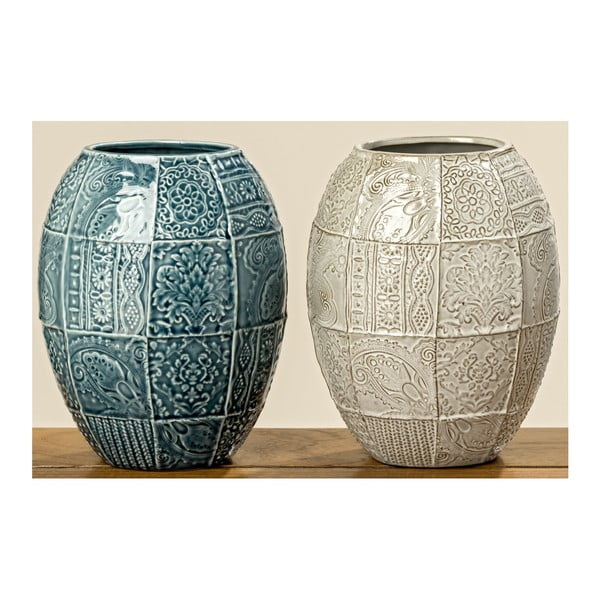 Sada 2 porcelánových váz Boltze Aldaia, výška 20 cm