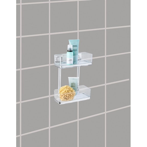 Vacuum-Loc isekandev kahetasandiline riiul, 14 x 25,5 cm - Wenko-image-1