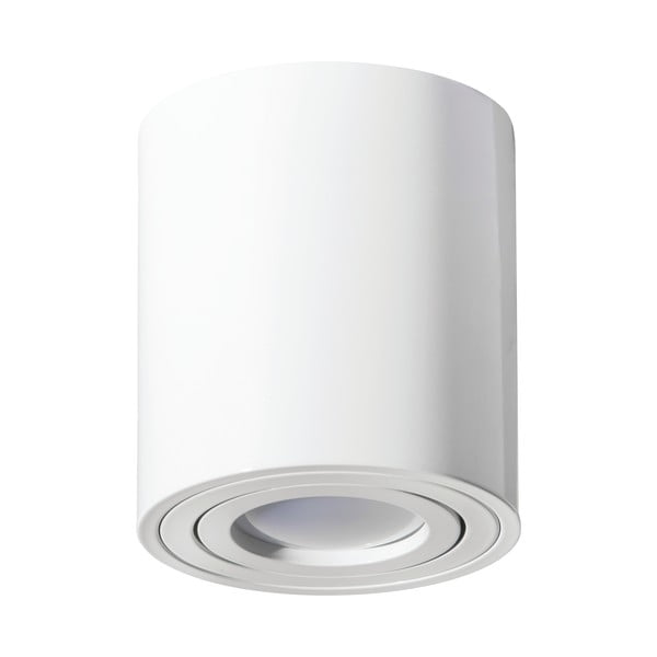 Bílé stropní svítidlo Kobi Minimalism, výška 11,5 cm