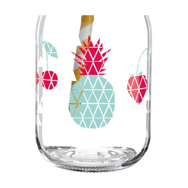 Sklenice s víčkem a brčkem Ritzenhoff Kathrin Stockebrand Pineapple, 445 ml-image-4