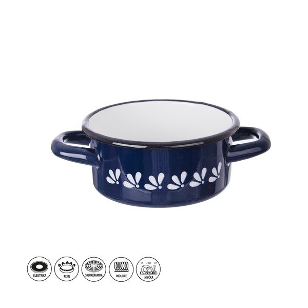 Sinine emailpott , 0,6 l - Orion-image-3